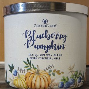 Goose Creek Candle 14.5 Ounce 3-Wick Candles **Blueberry Pumpkin **